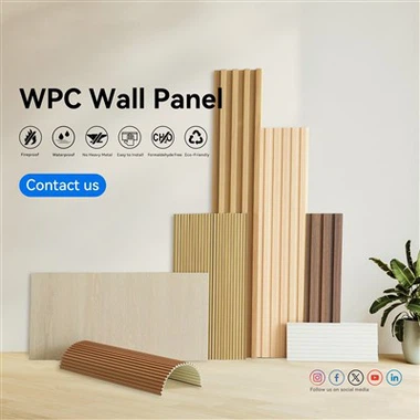 Eko prijazno stenska plošča WPC